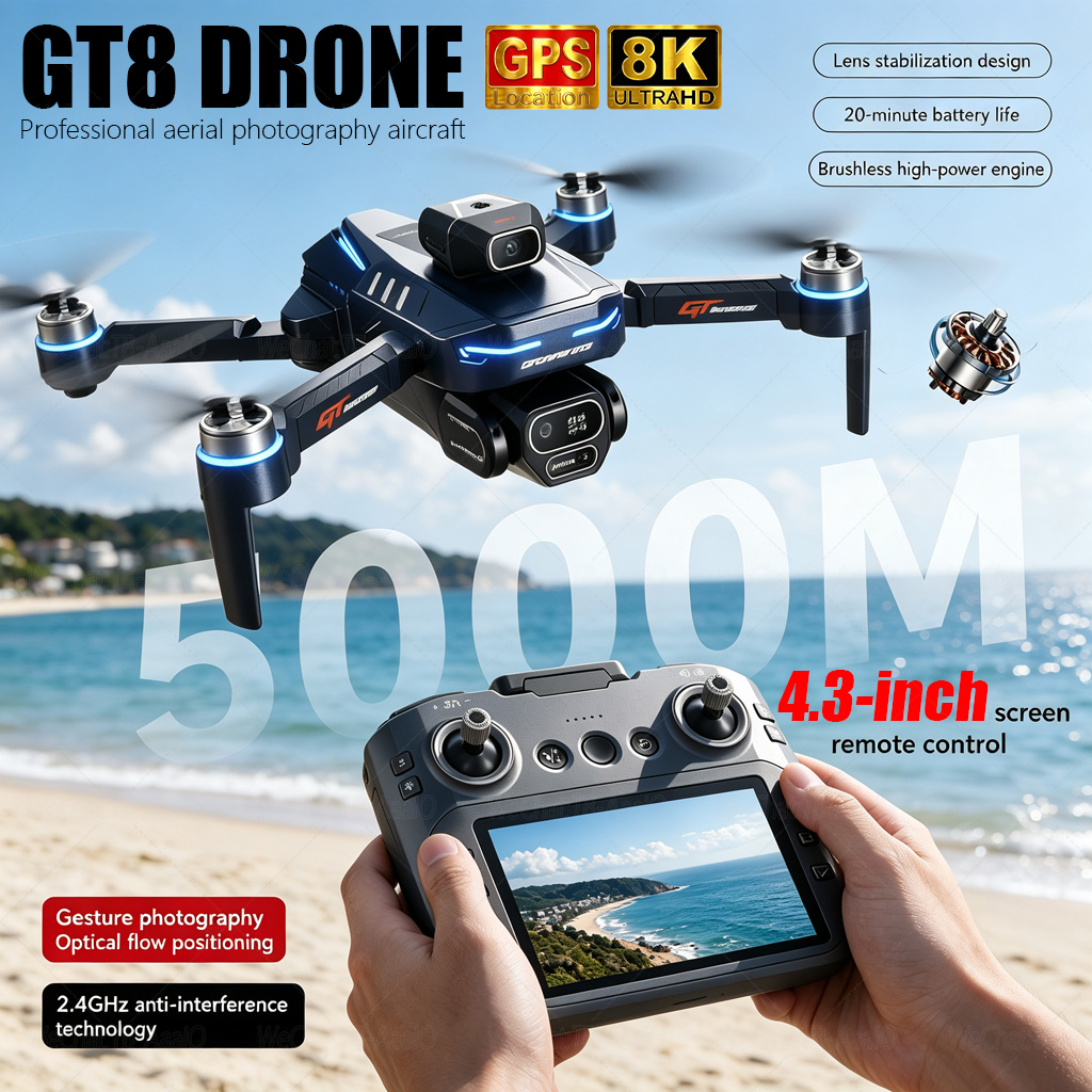 Drone Mapping - Drone RC GT8 HD BARU 4K