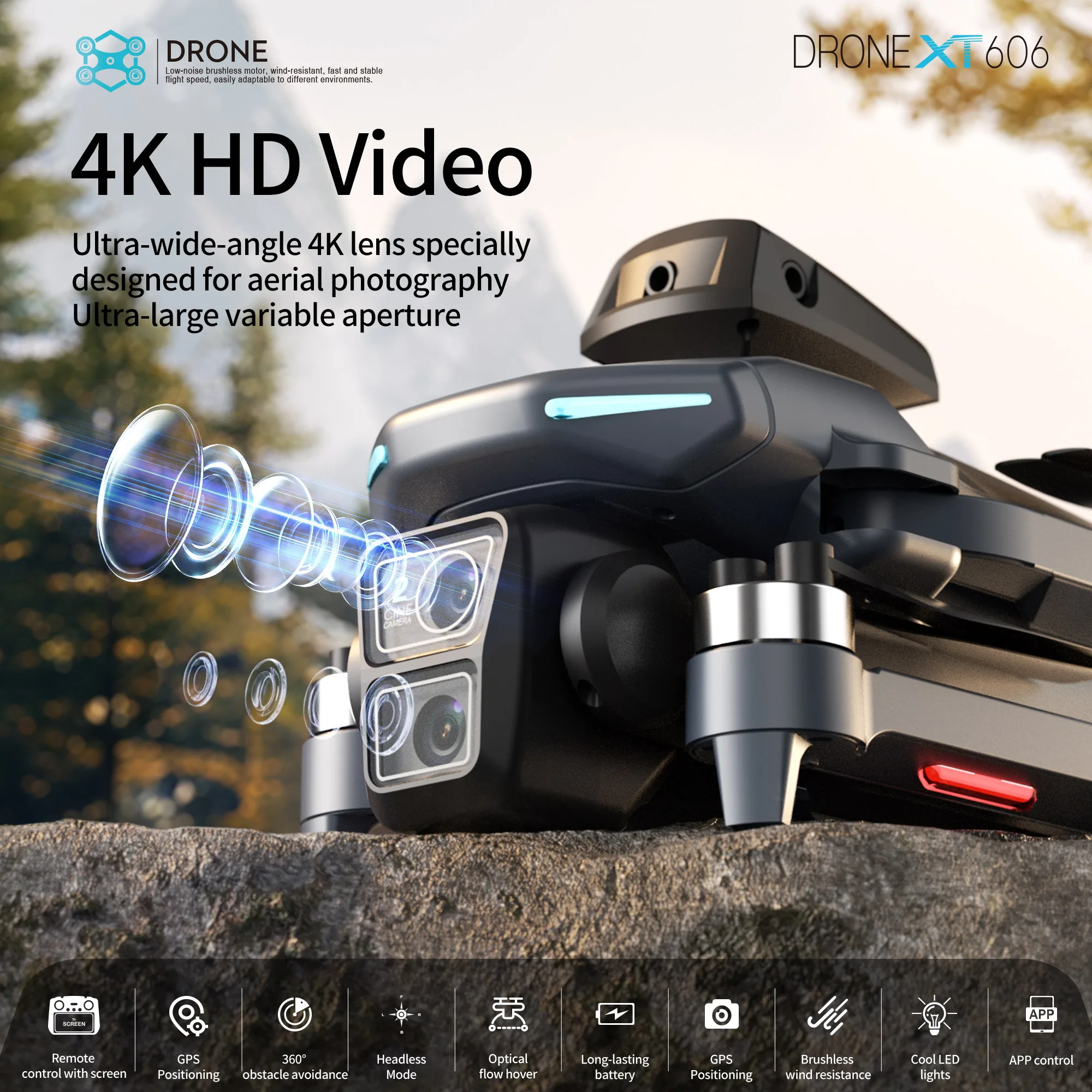 Drone Profesional XT606 Origin - Drone Mapping ulasan dan harga