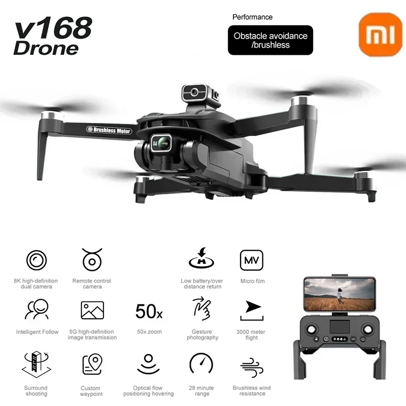 Drone GPS V168 Profesional den - Drone Surveying ulasan dan harga