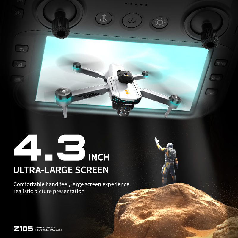 Quadcopter RC Lipat GPS Z105 A - Drone Mapping ulasan dan harga
