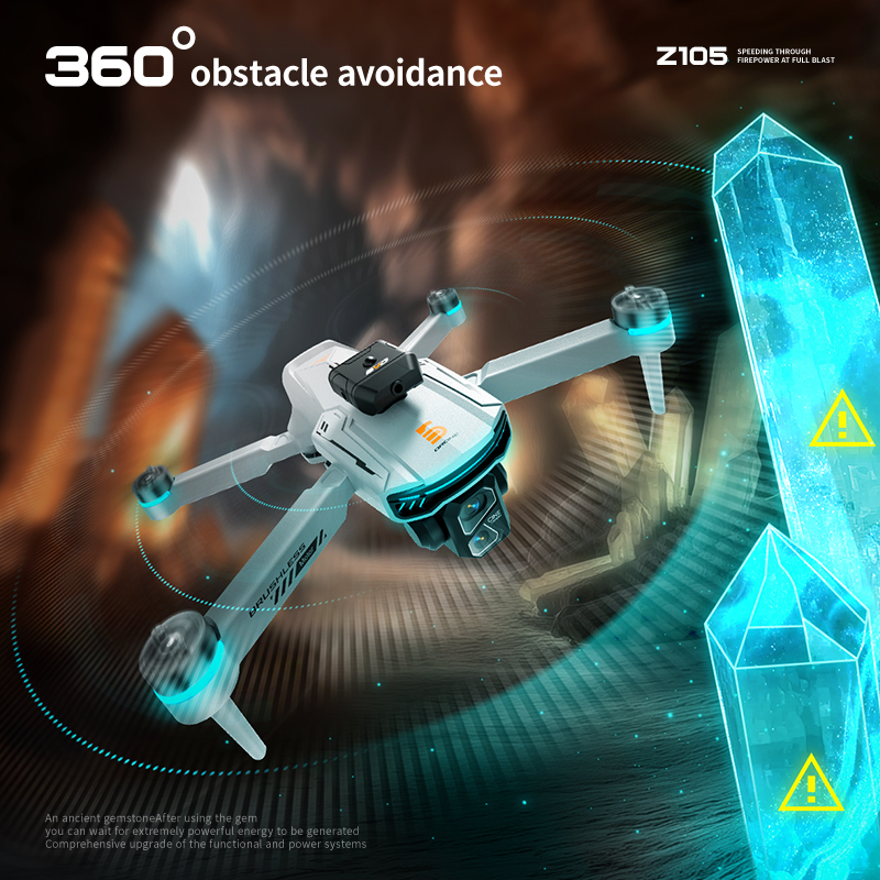 Quadcopter RC Lipat GPS Z105 A - Drone Mapping ulasan dan harga