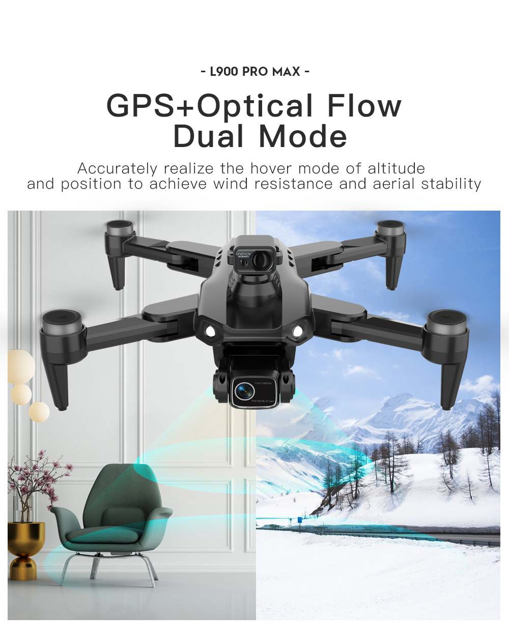 Drone LYZRC L900 PRO MAX denga - Drone Mapping ulasan dan harga